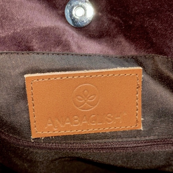 Sundance | Anabaglish Velvet Embroidered Tote Bag w/Leather Straps ♥ NWOT - Picture 6 of 9